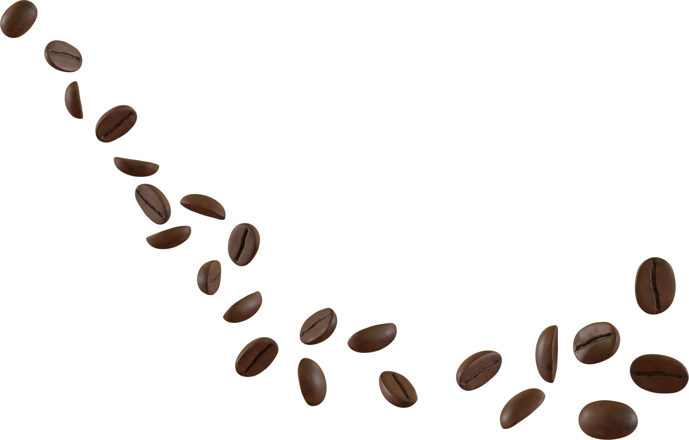 Scattered Coffee Beans