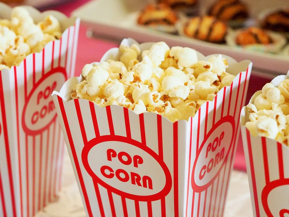 Popcorn in Buckets